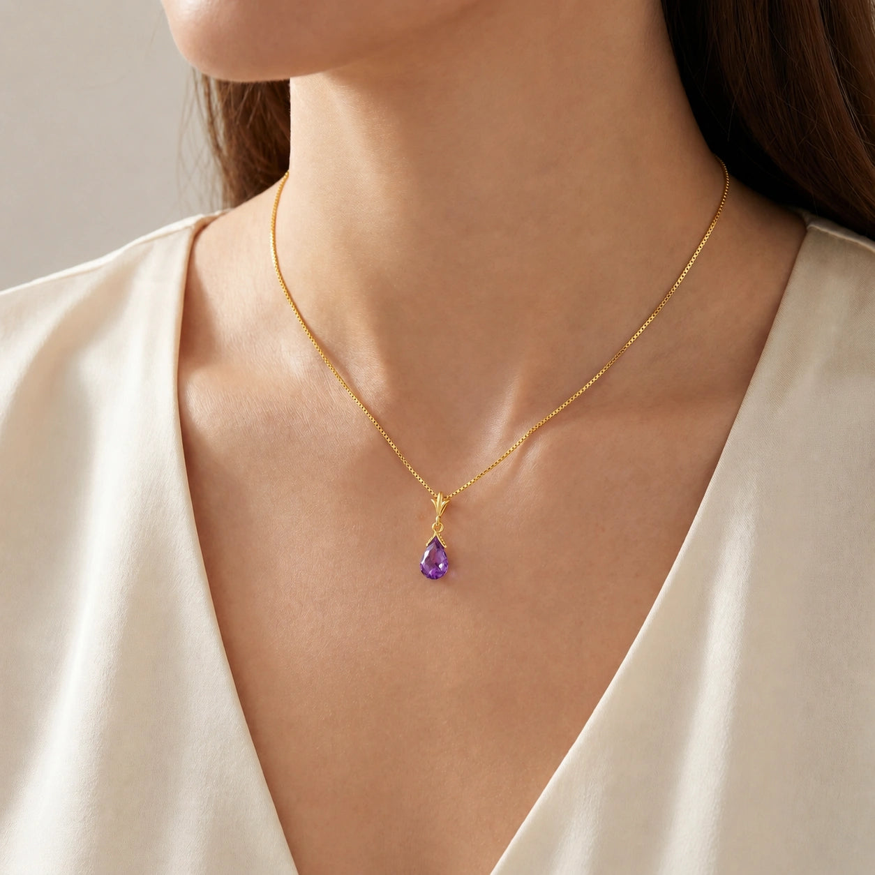 Yellow Gold Amethyst — Radegonda