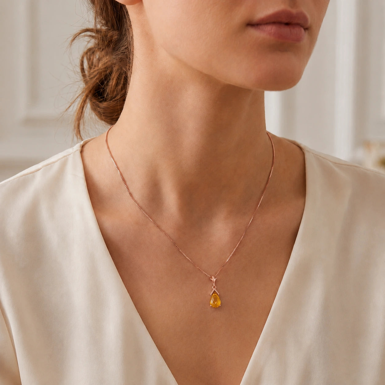 Rose Gold Citrine — Radegonda