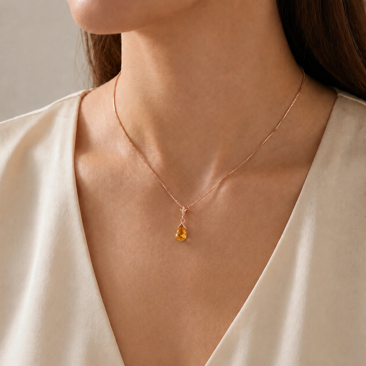 Rose Gold Citrine — Radegonda