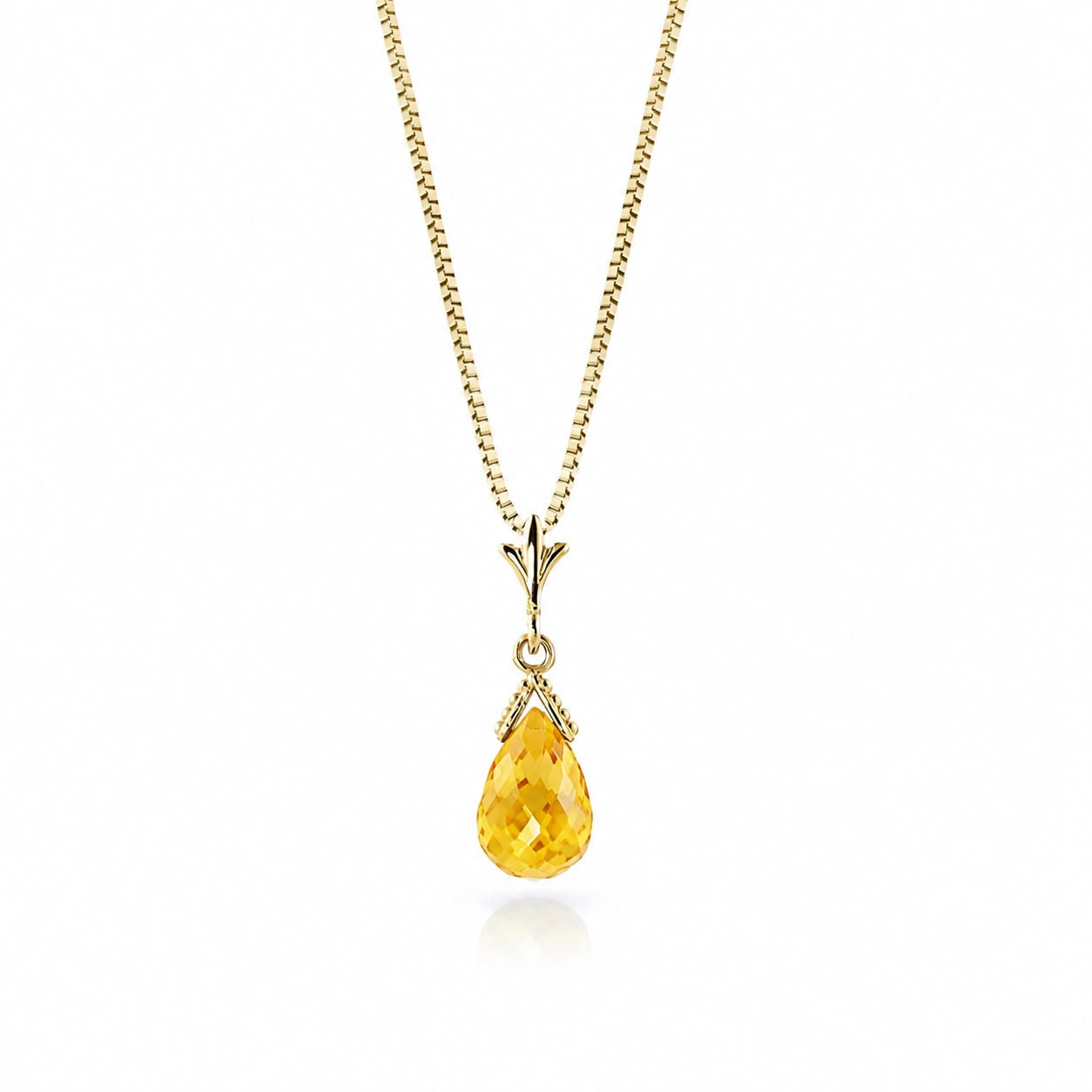 Yellow Gold Citrine — Radegonda