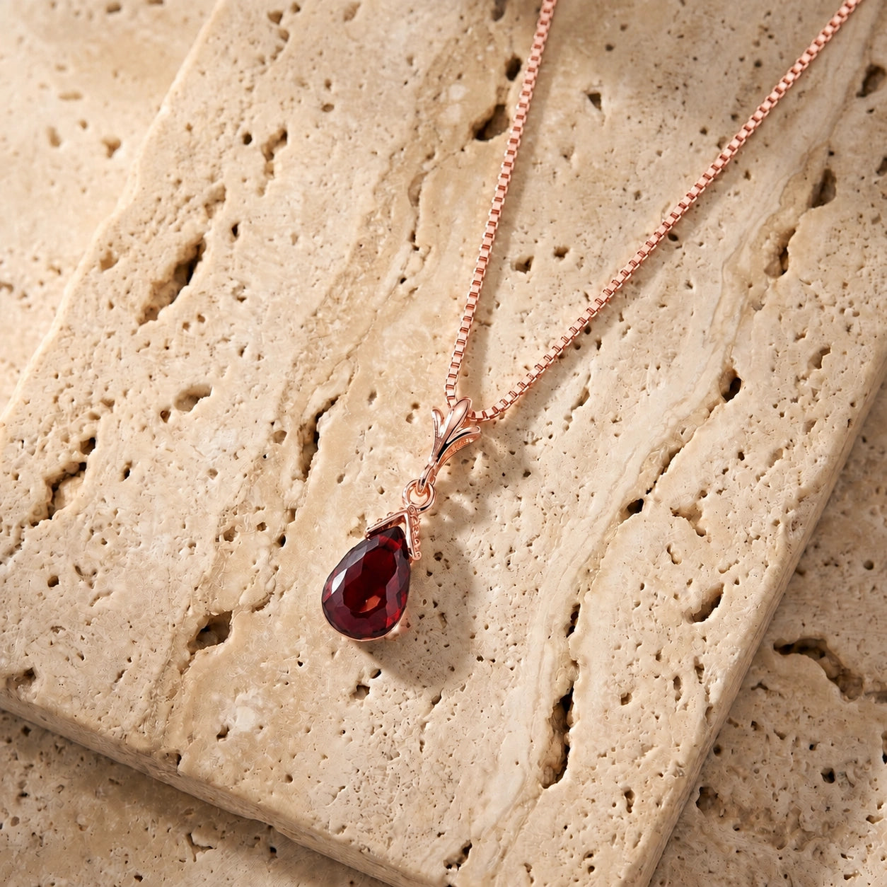 Rose Gold Garnet — Radegonda