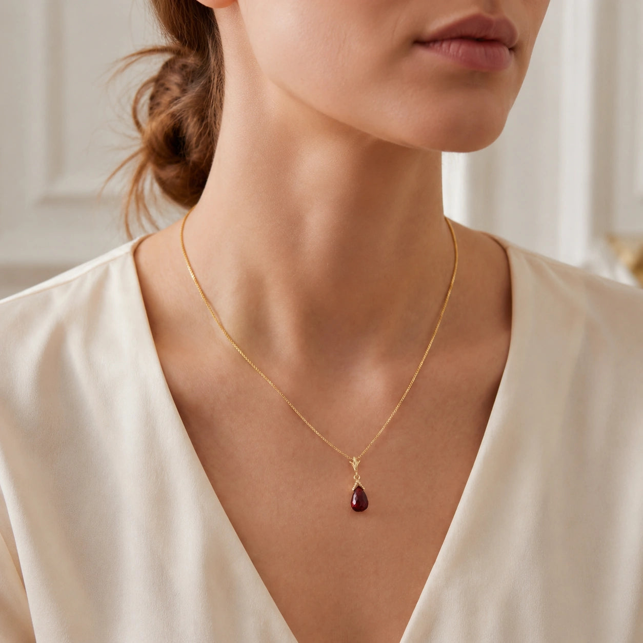 Yellow Gold Garnet — Radegonda