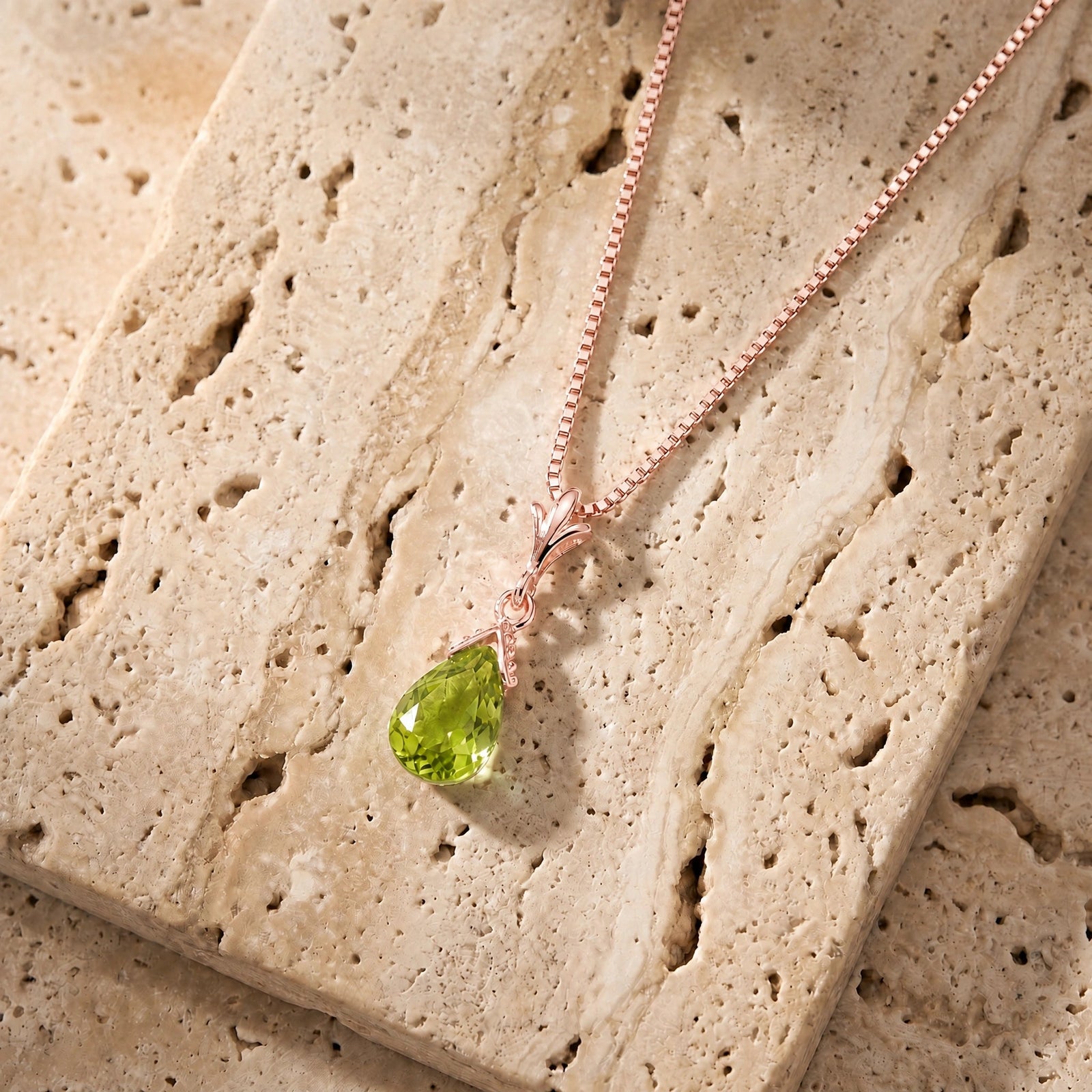 Rose Gold Peridot — Radegonda
