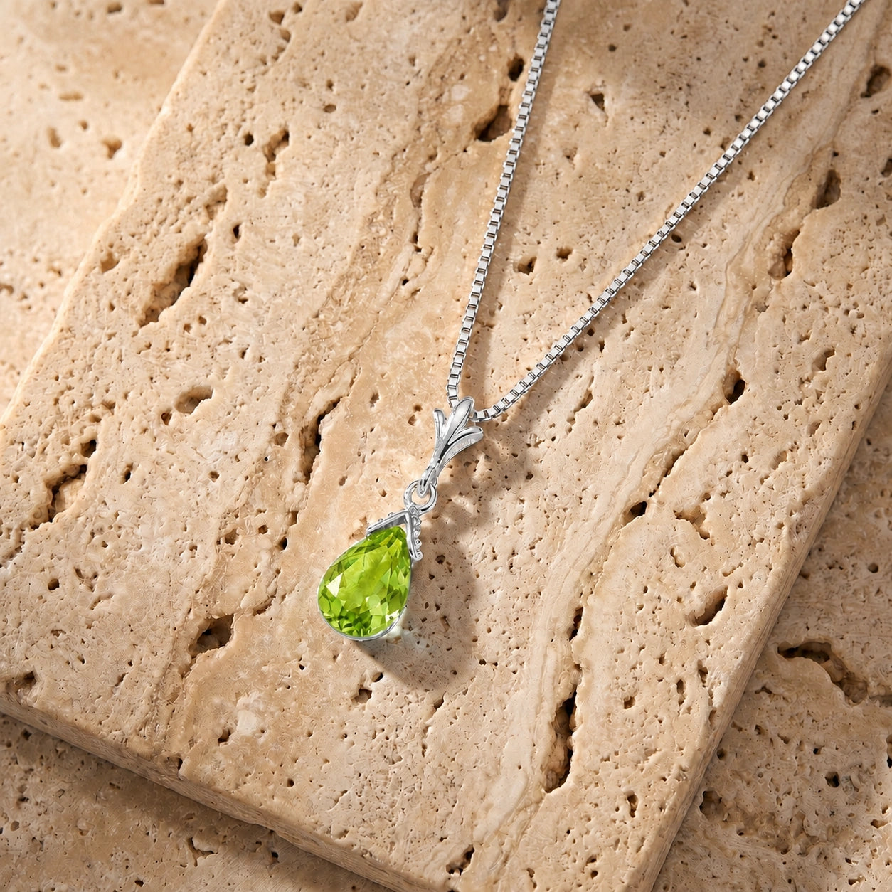 White Gold Peridot — Radegonda