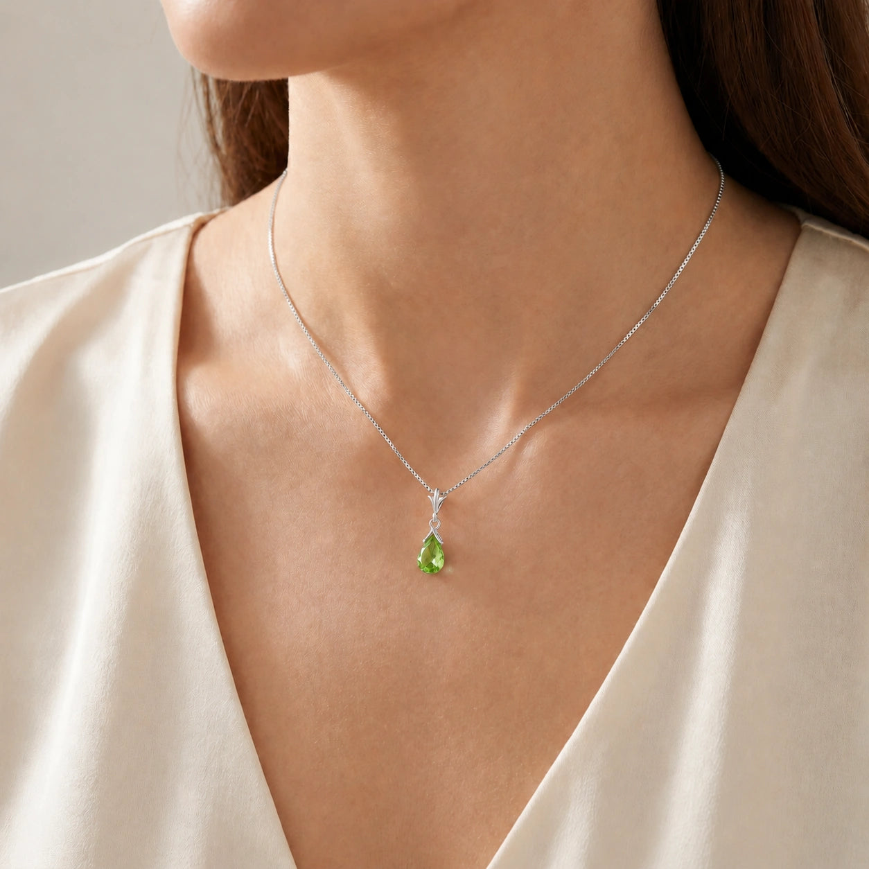 White Gold Peridot — Radegonda