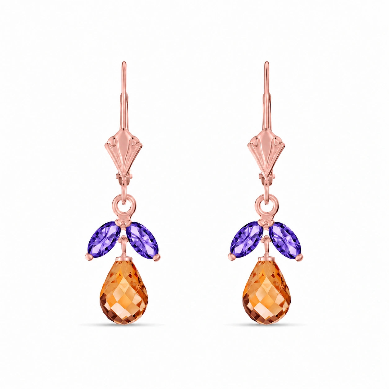 Rose Gold Amethyst & Citrine — Liletta