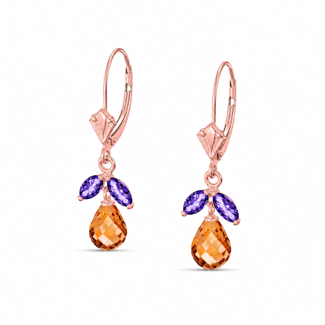 Rose Gold Amethyst & Citrine — Liletta