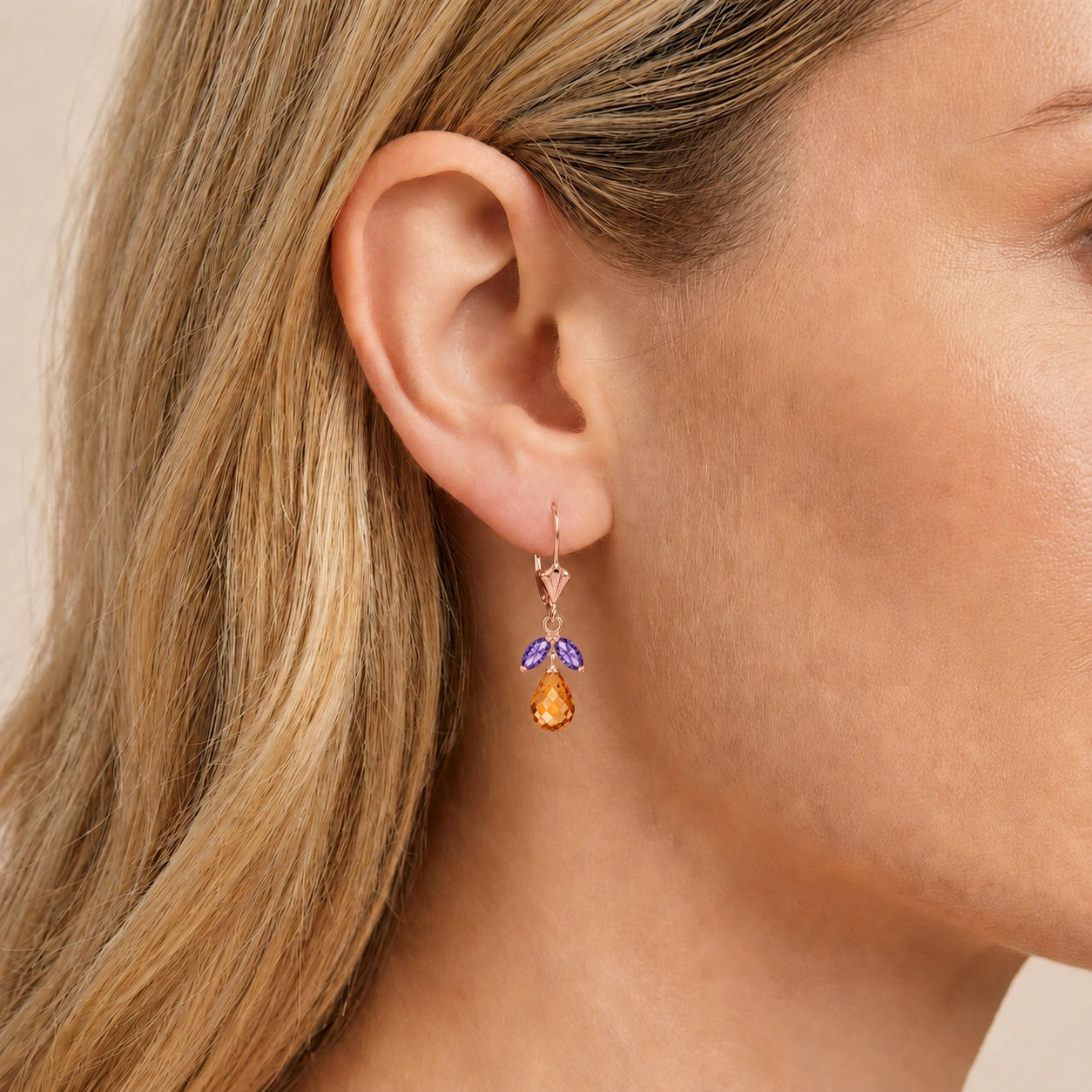 Rose Gold Amethyst & Citrine — Liletta