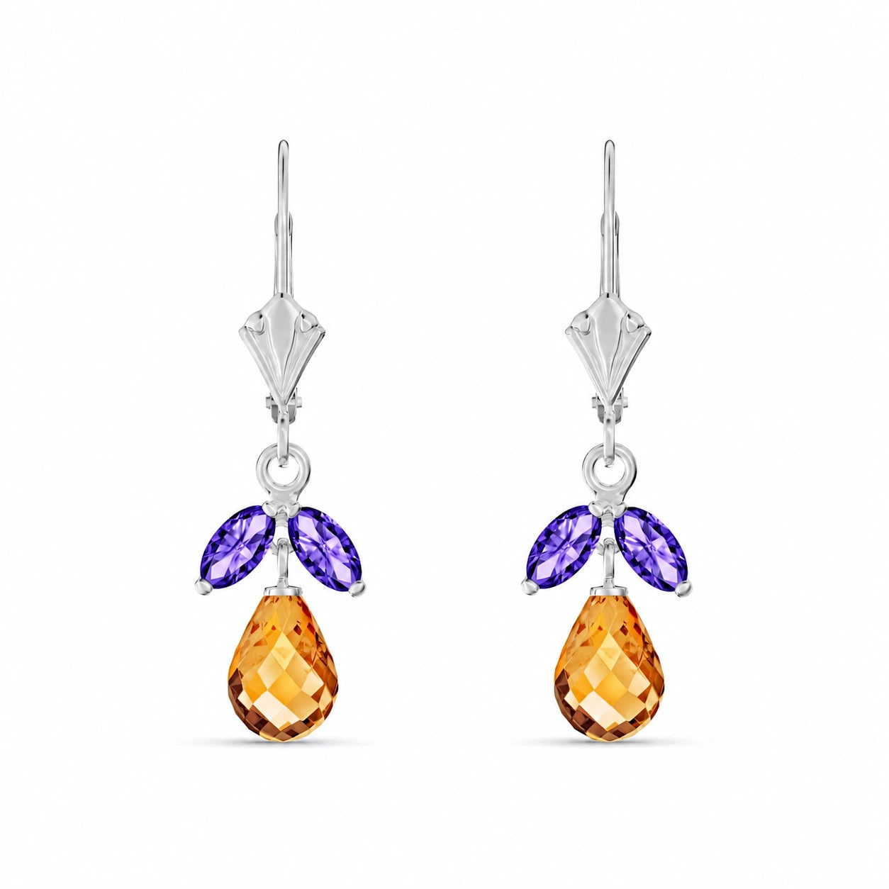 White Gold Amethyst & Citrine — Liletta