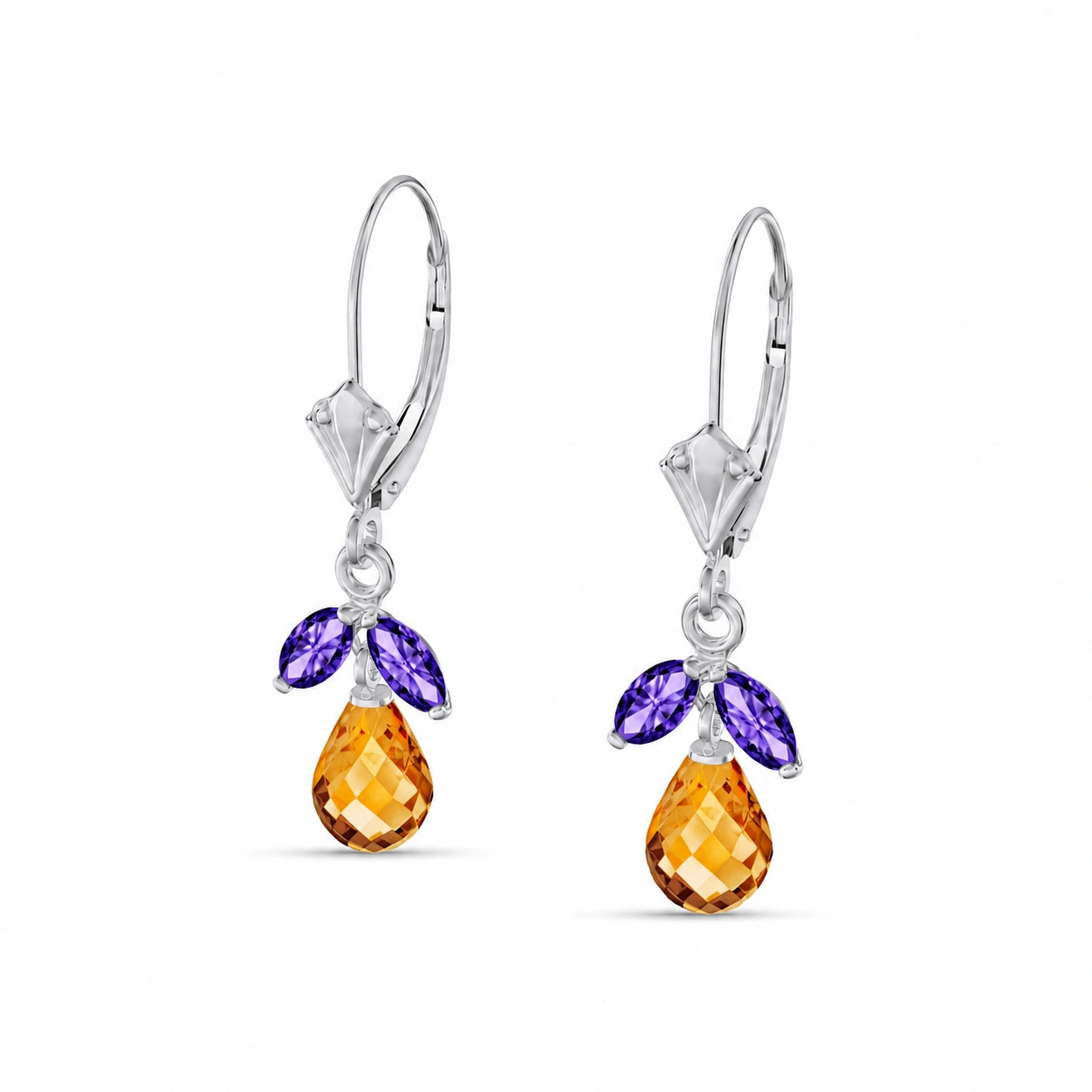 White Gold Amethyst & Citrine — Liletta