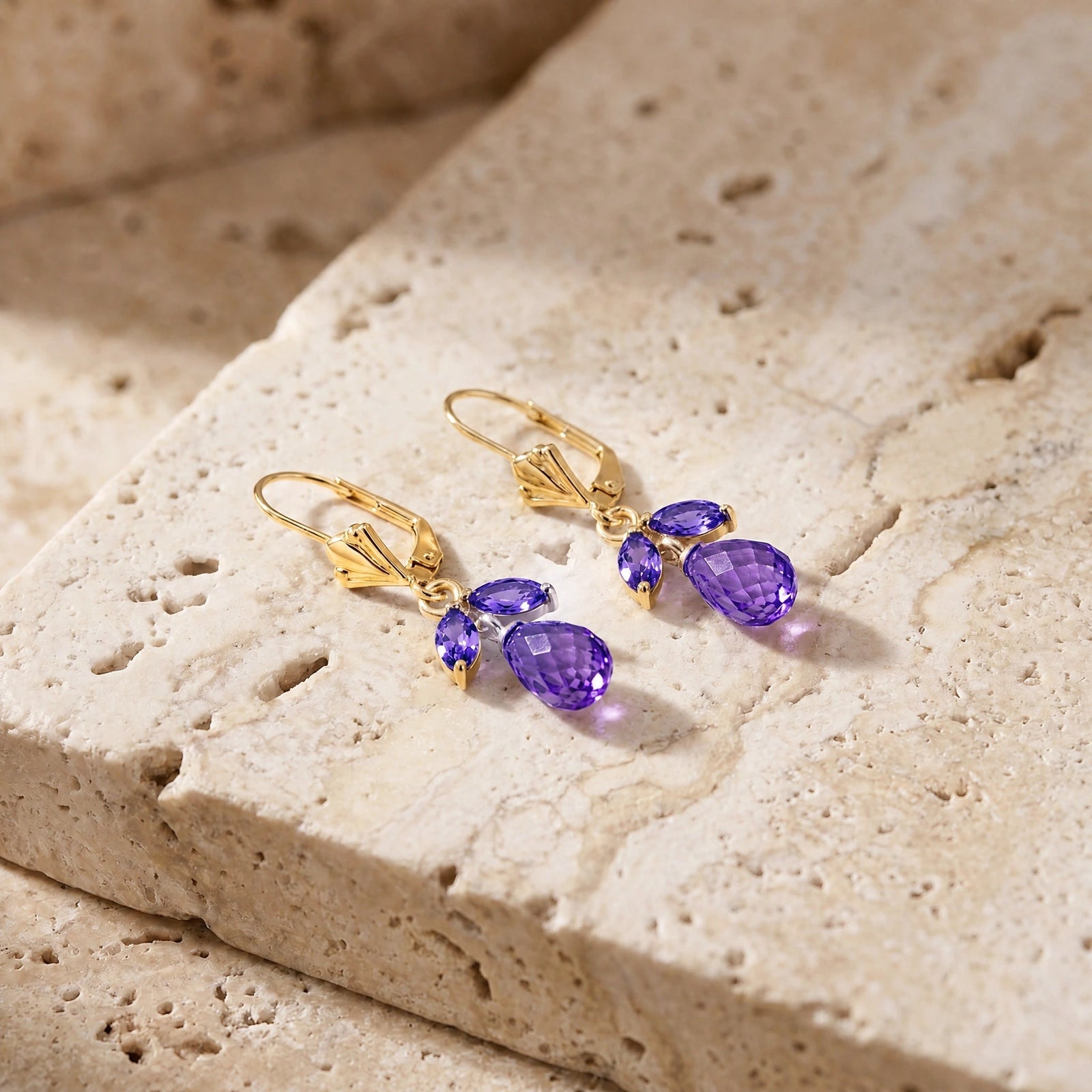 Yellow Gold Amethyst — Liletta