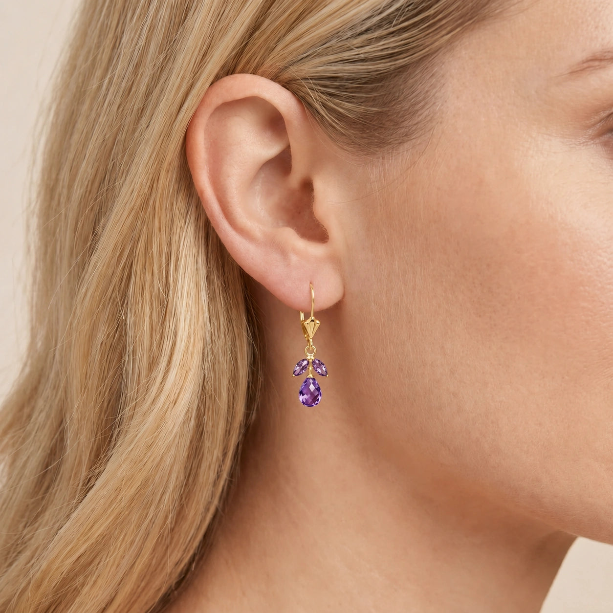 Yellow Gold Amethyst — Liletta