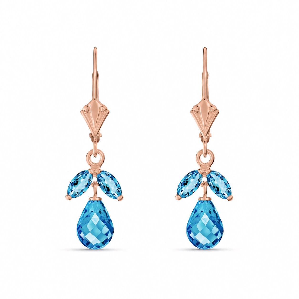 Rose Gold Blue Topaz — Liletta
