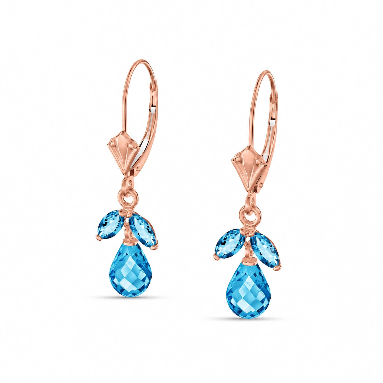 Rose Gold Blue Topaz — Liletta