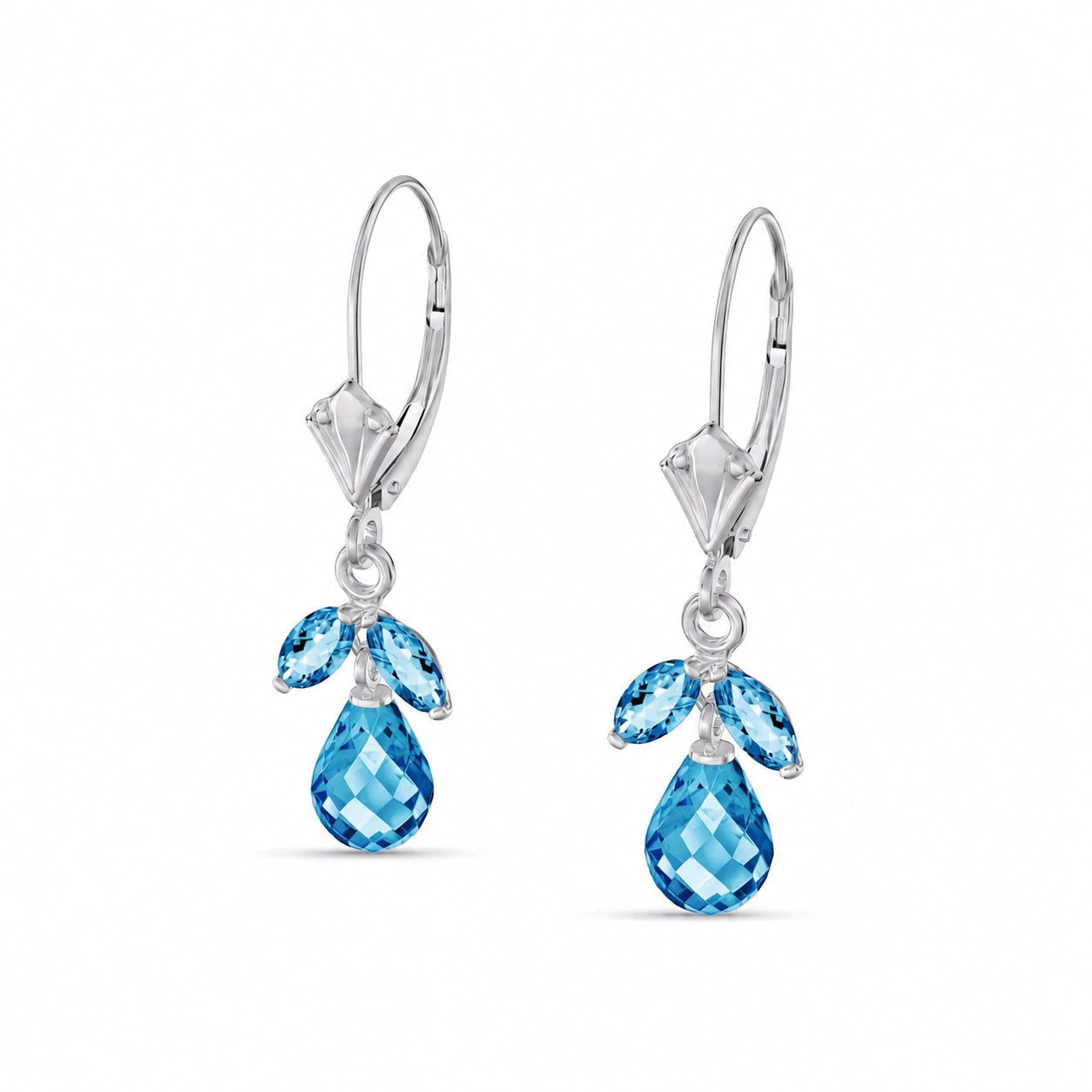 White Gold Blue Topaz — Liletta