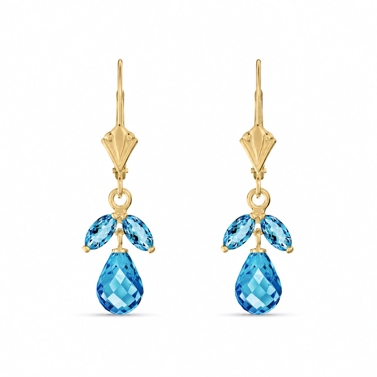 Yellow Gold Blue Topaz — Liletta