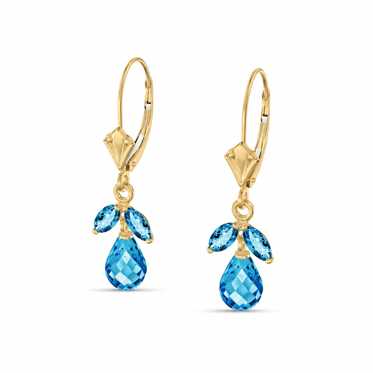 Yellow Gold Blue Topaz — Liletta