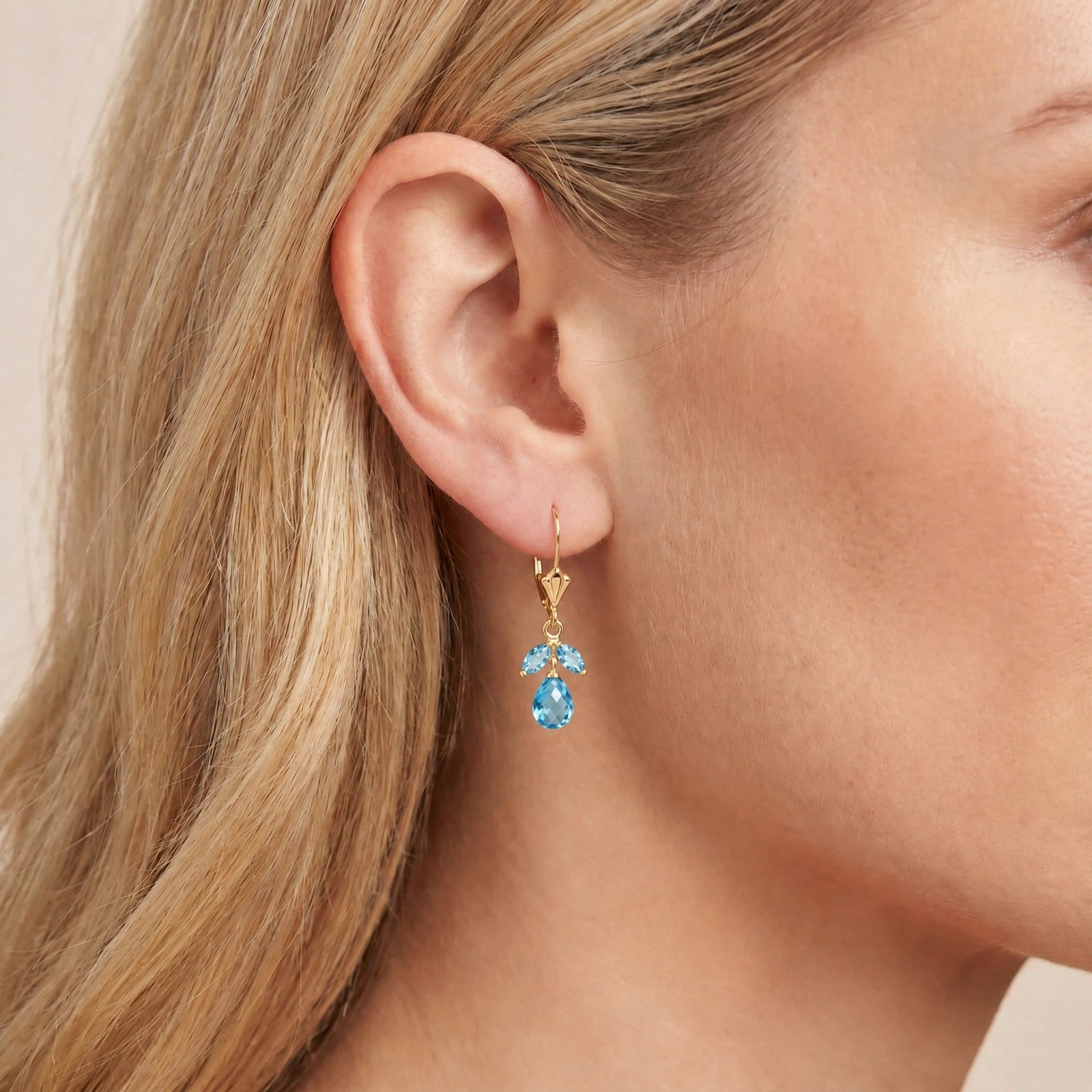 Yellow Gold Blue Topaz — Liletta
