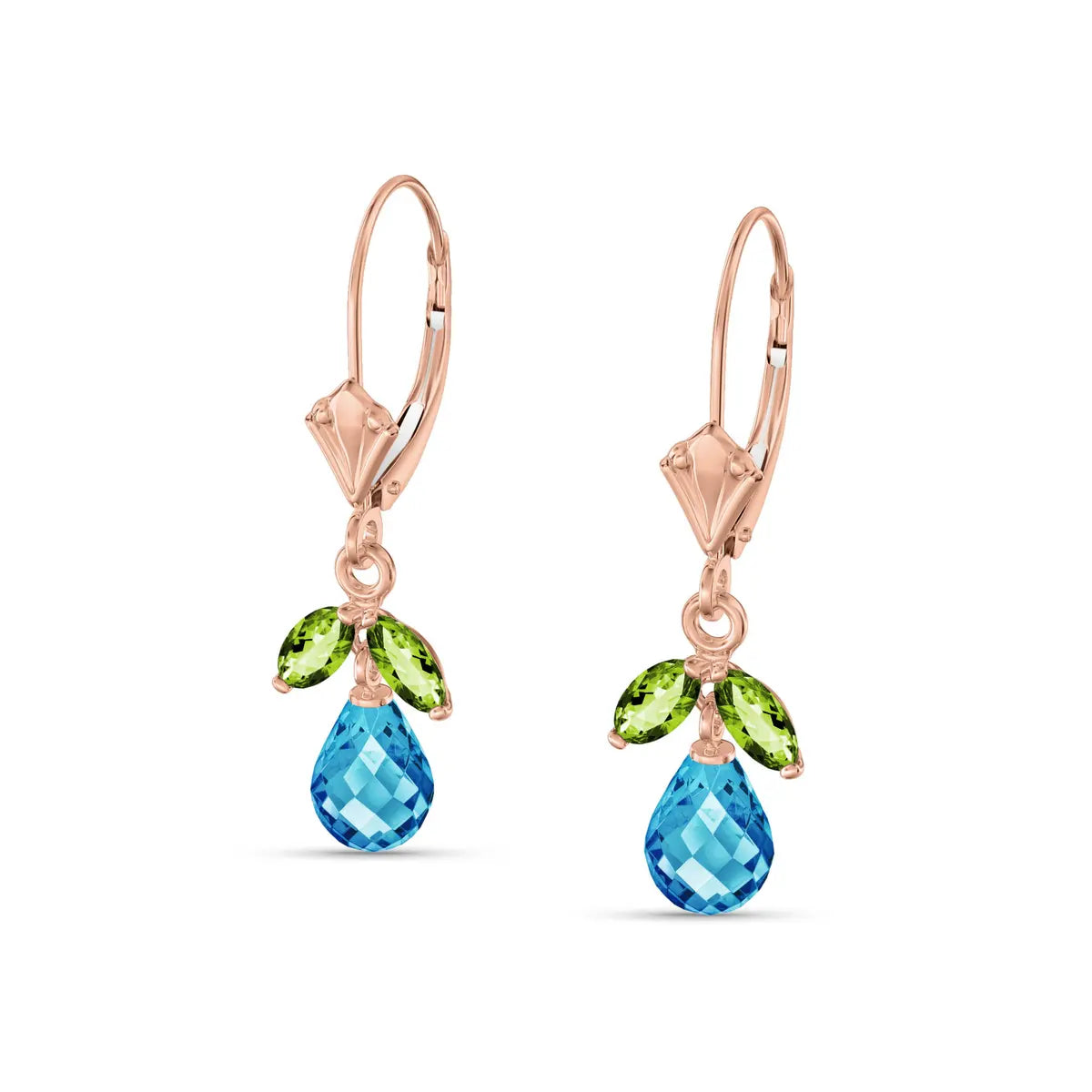 Rose Gold Peridot & Blue Topaz — Liletta