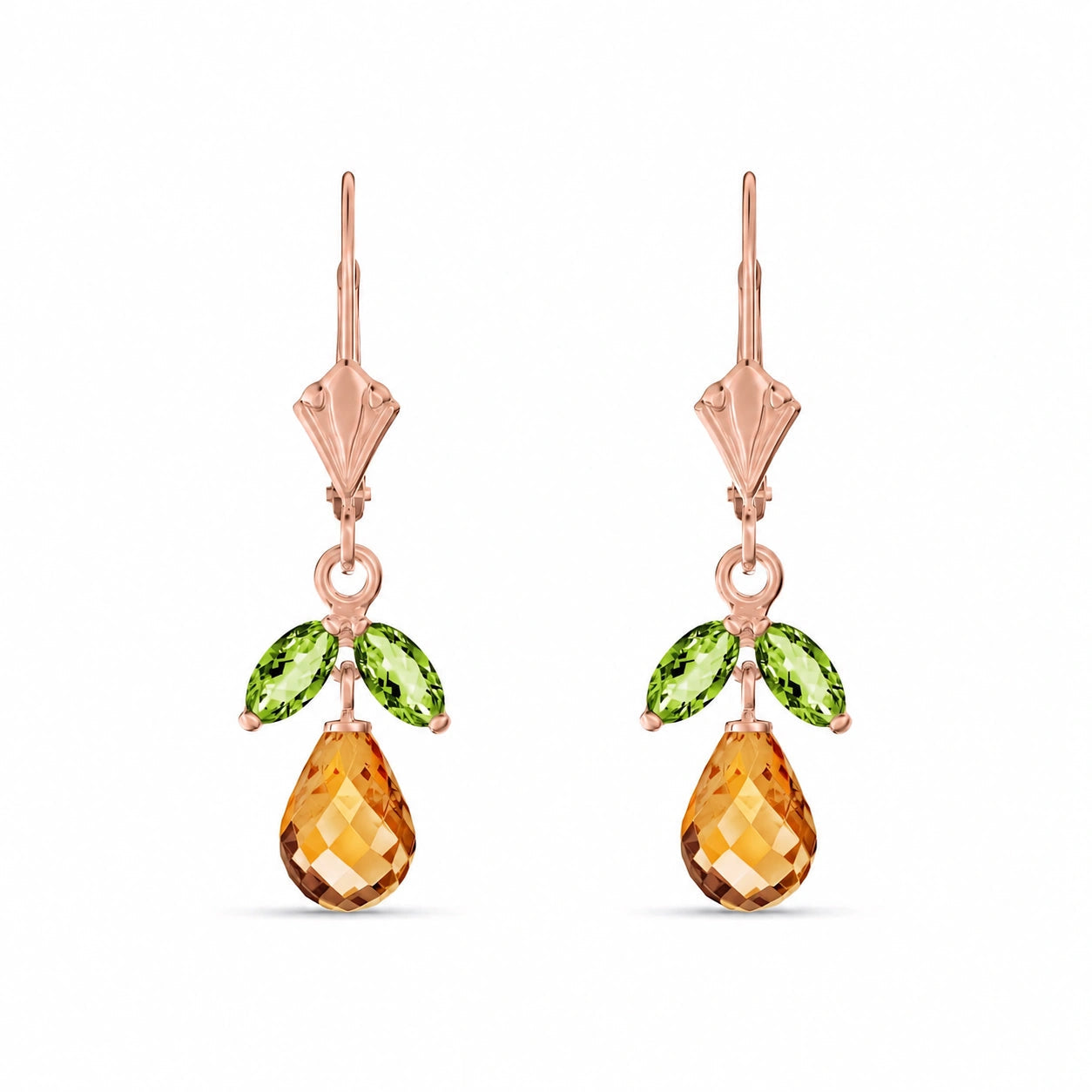 Rose Gold Peridot & Citrine — Liletta