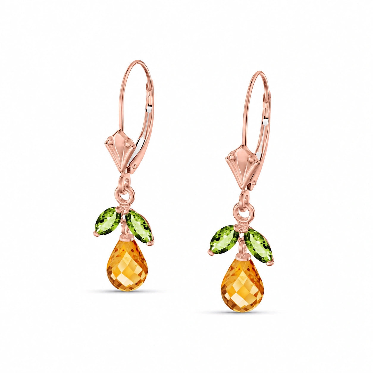 Rose Gold Peridot & Citrine — Liletta