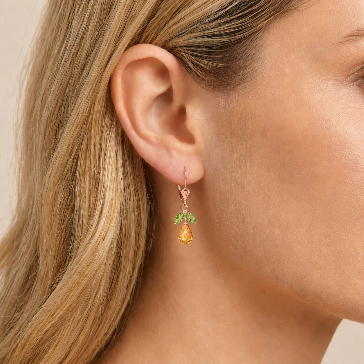 Rose Gold Peridot & Citrine — Liletta