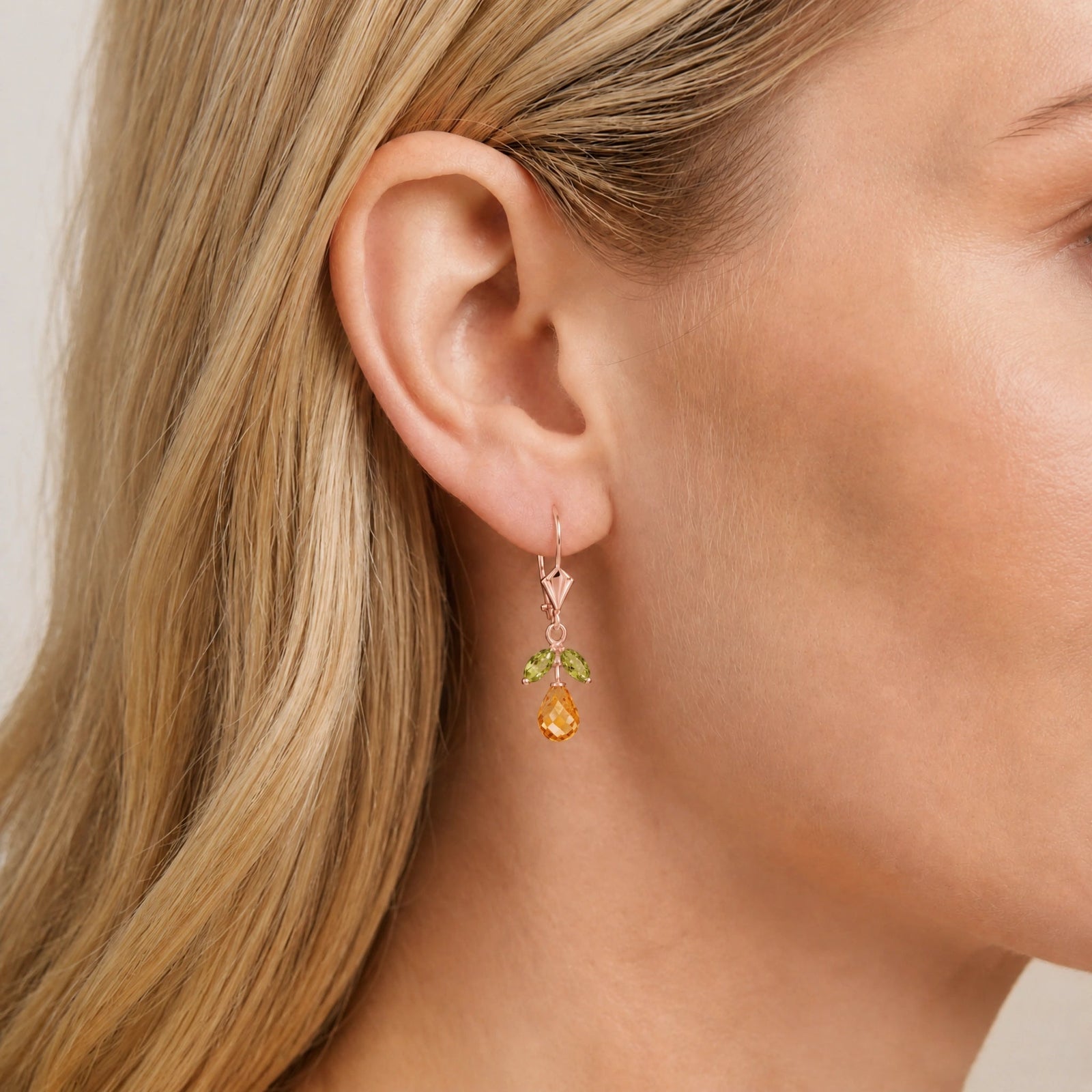 Rose Gold Peridot & Citrine — Liletta