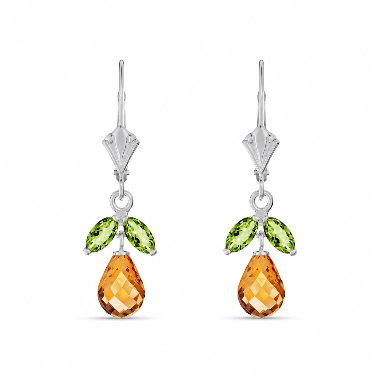 White Gold Peridot & Citrine — Liletta