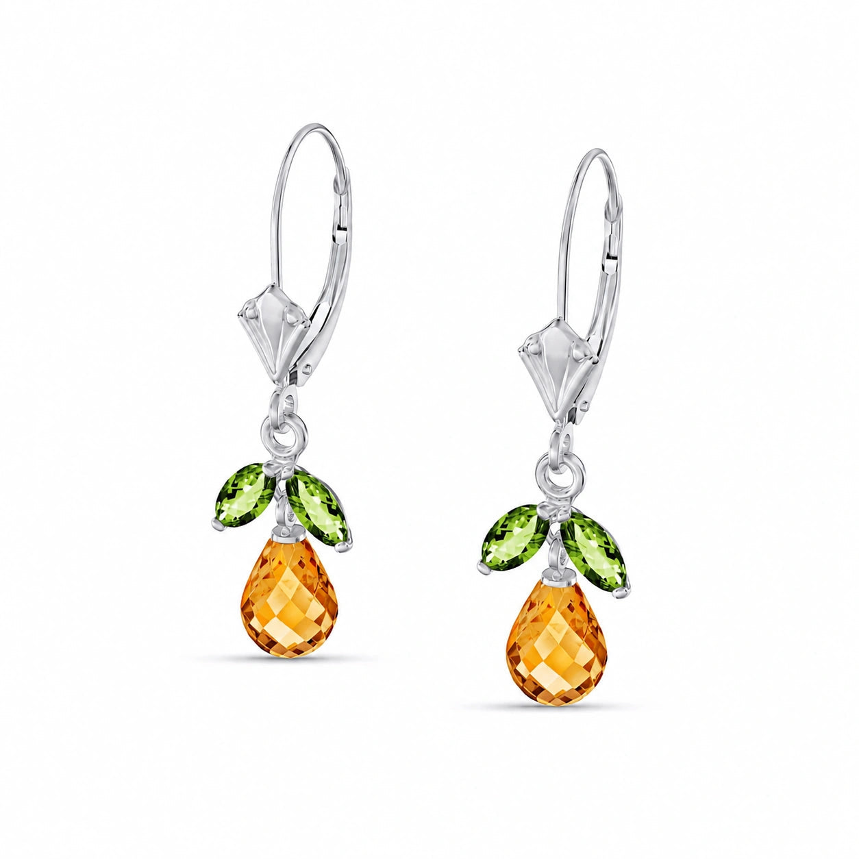 White Gold Peridot & Citrine — Liletta