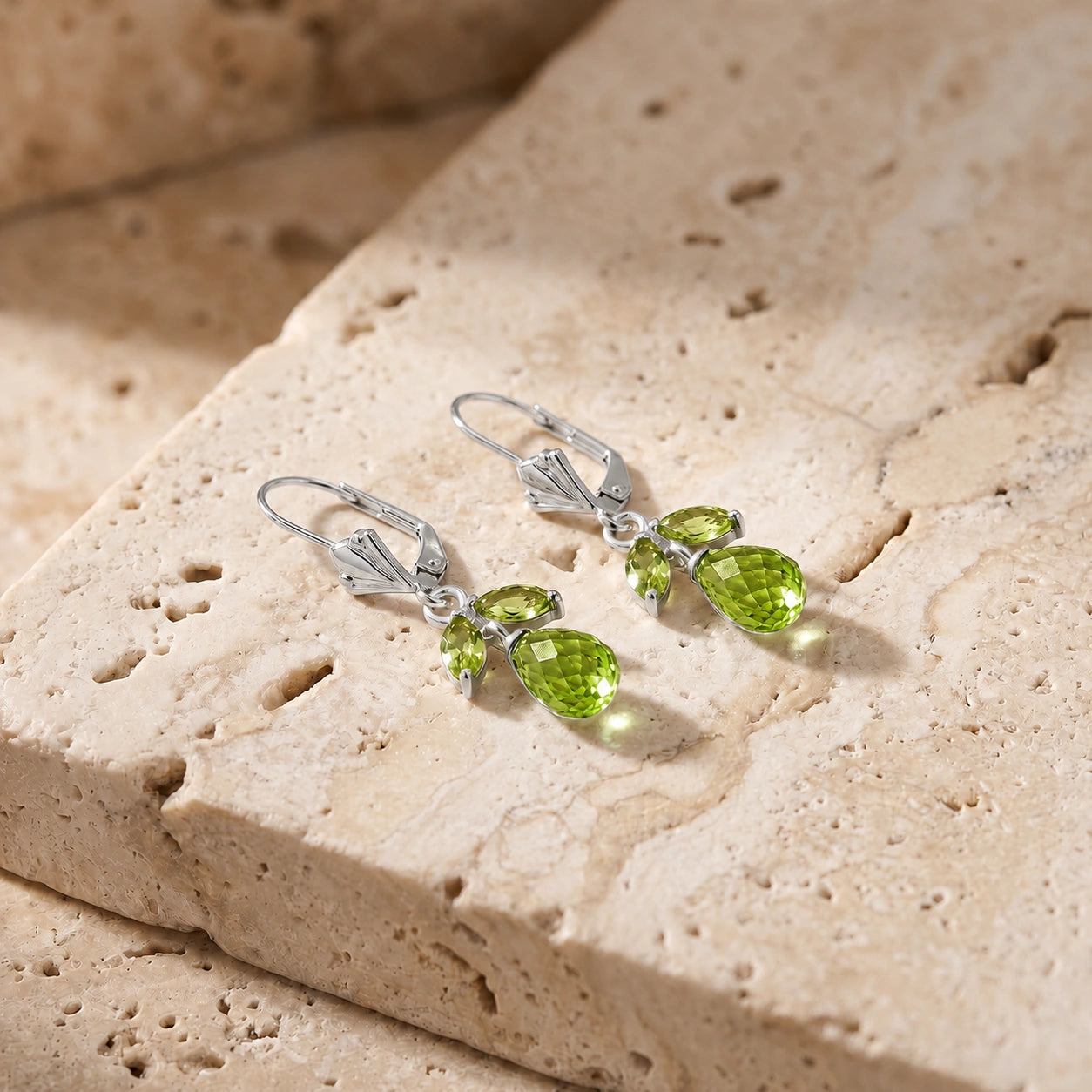 White Gold Peridot — Liletta