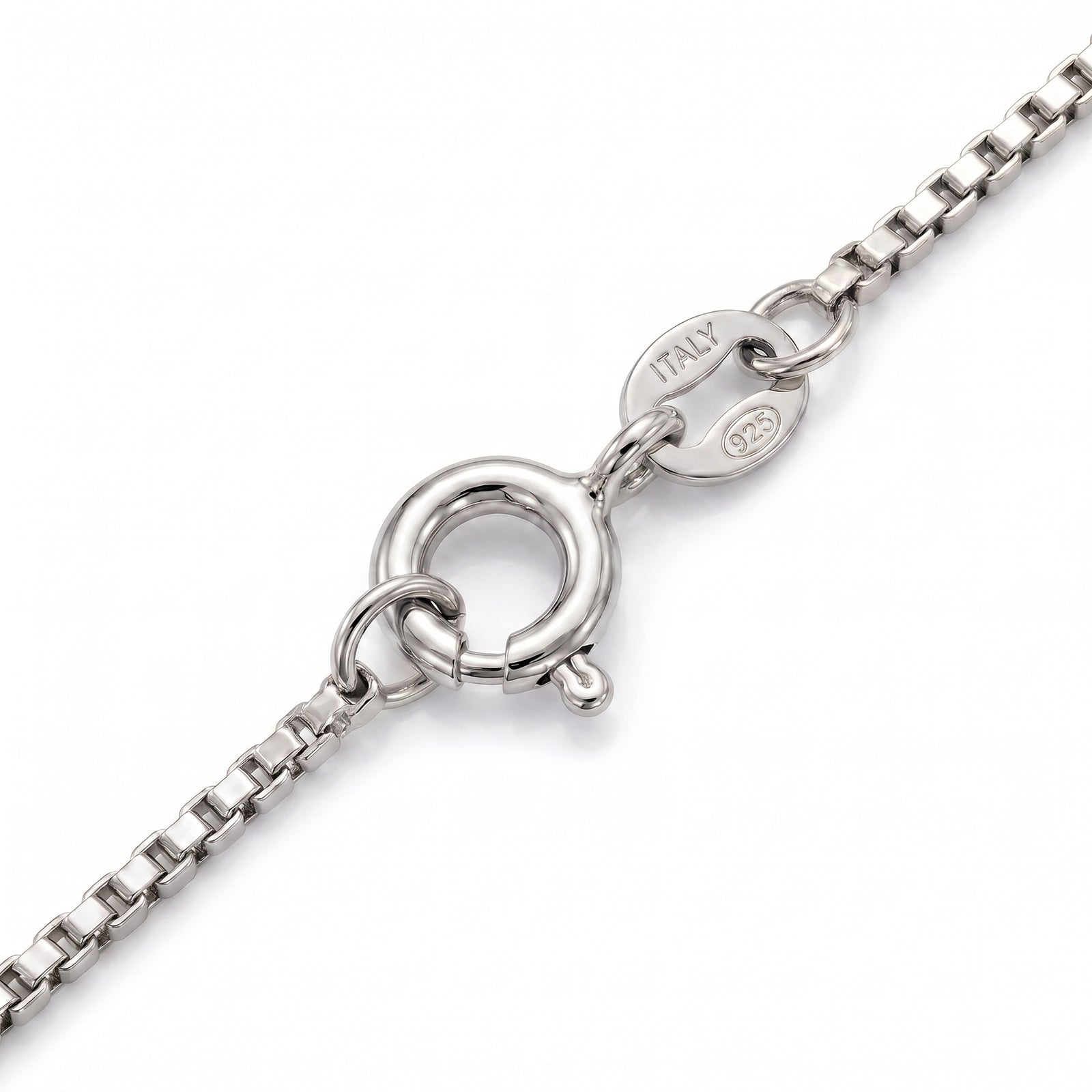 White Gold Petal Rose Necklace 10K — Liliana
