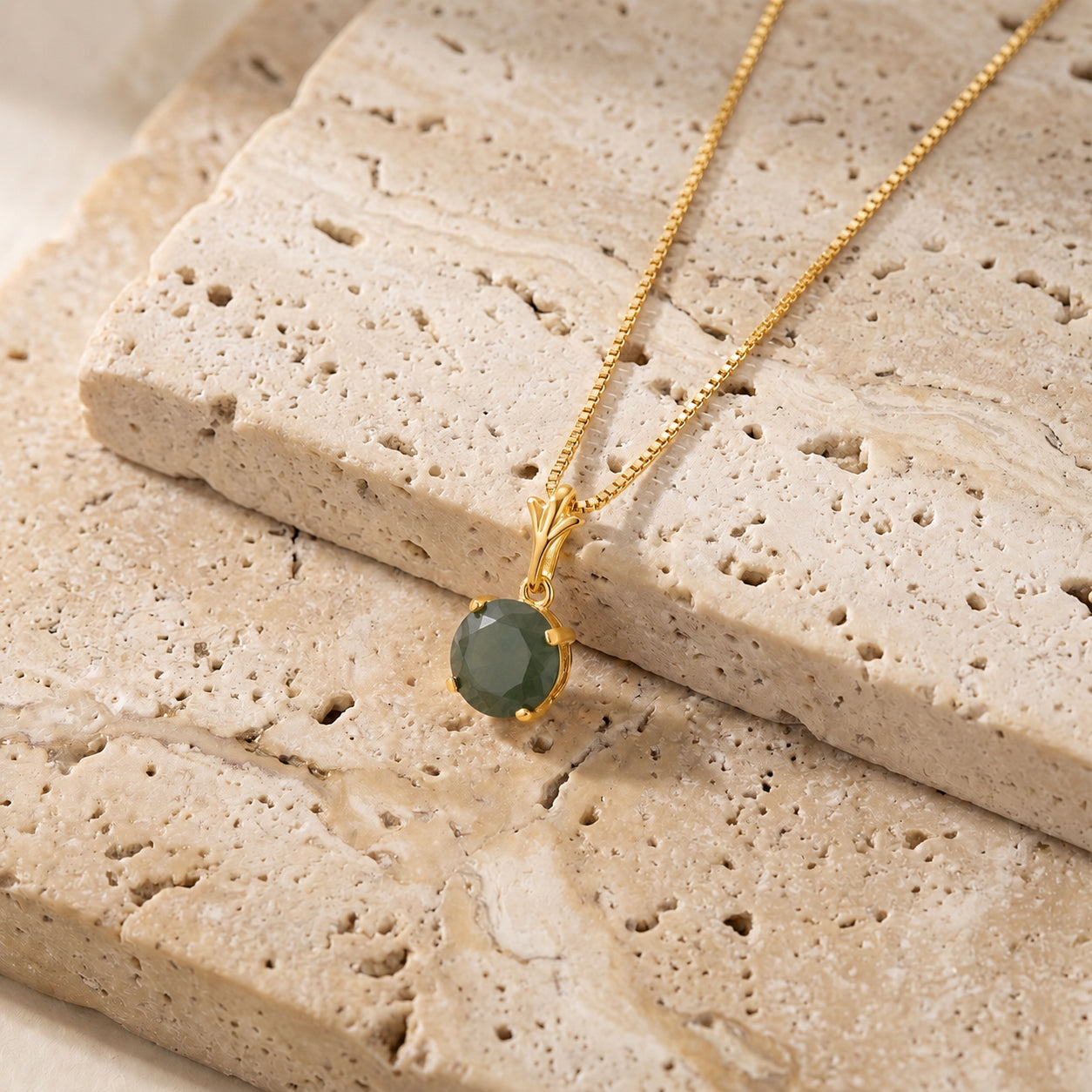 Yellow Gold Petal Rose Necklace Citrine 10K — Liliana