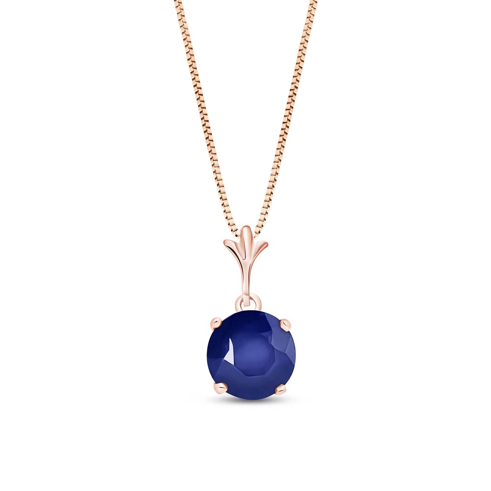 Rose Gold Petal Rose Necklace Emerald 10K — Liliana