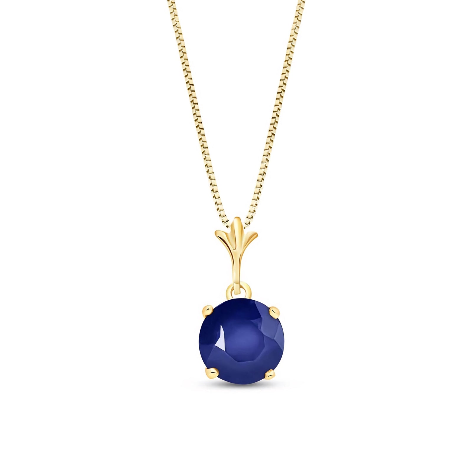 Yellow Gold Petal Rose Necklace Emerald 10K — Liliana