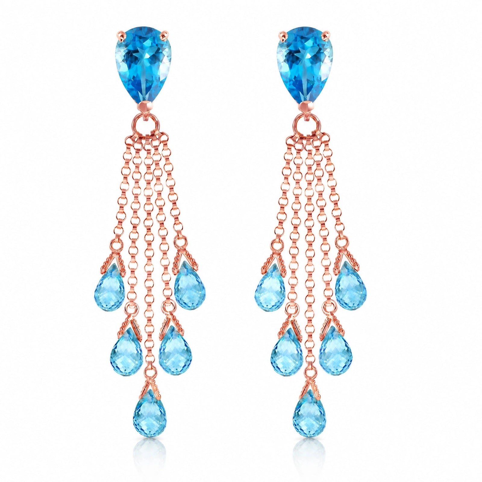 Rose Gold Blue Topaz — Mariaermenegilda