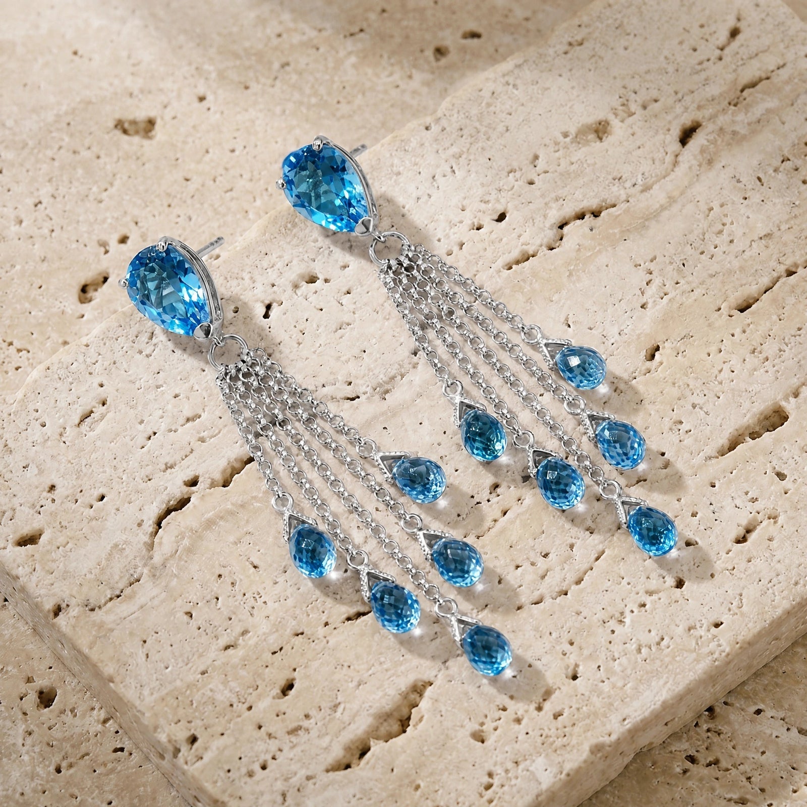 White Gold Blue Topaz — Mariaermenegilda