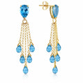 Yellow Gold Blue Topaz — Mariaermenegilda