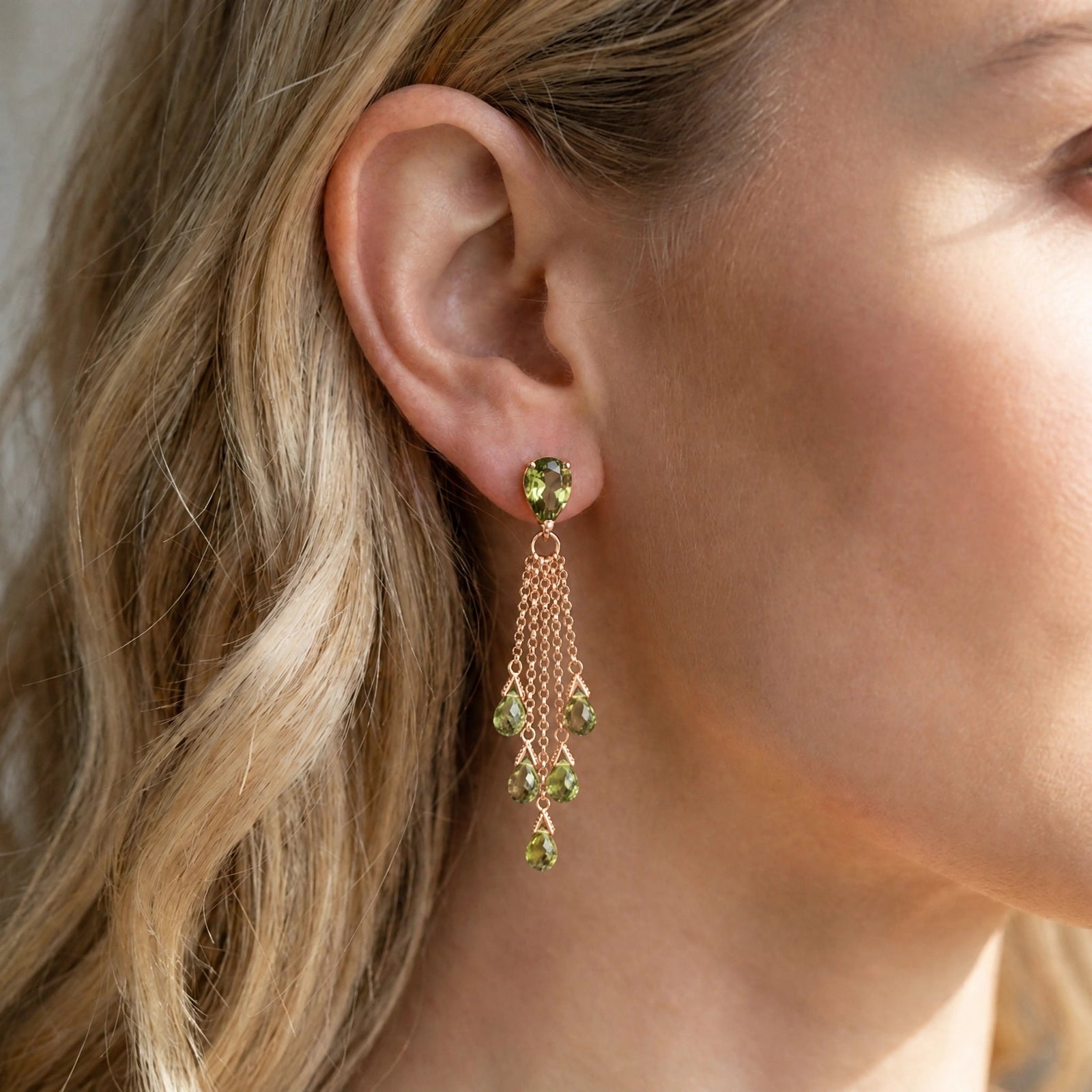 Rose Gold Peridot — Mariaermenegilda