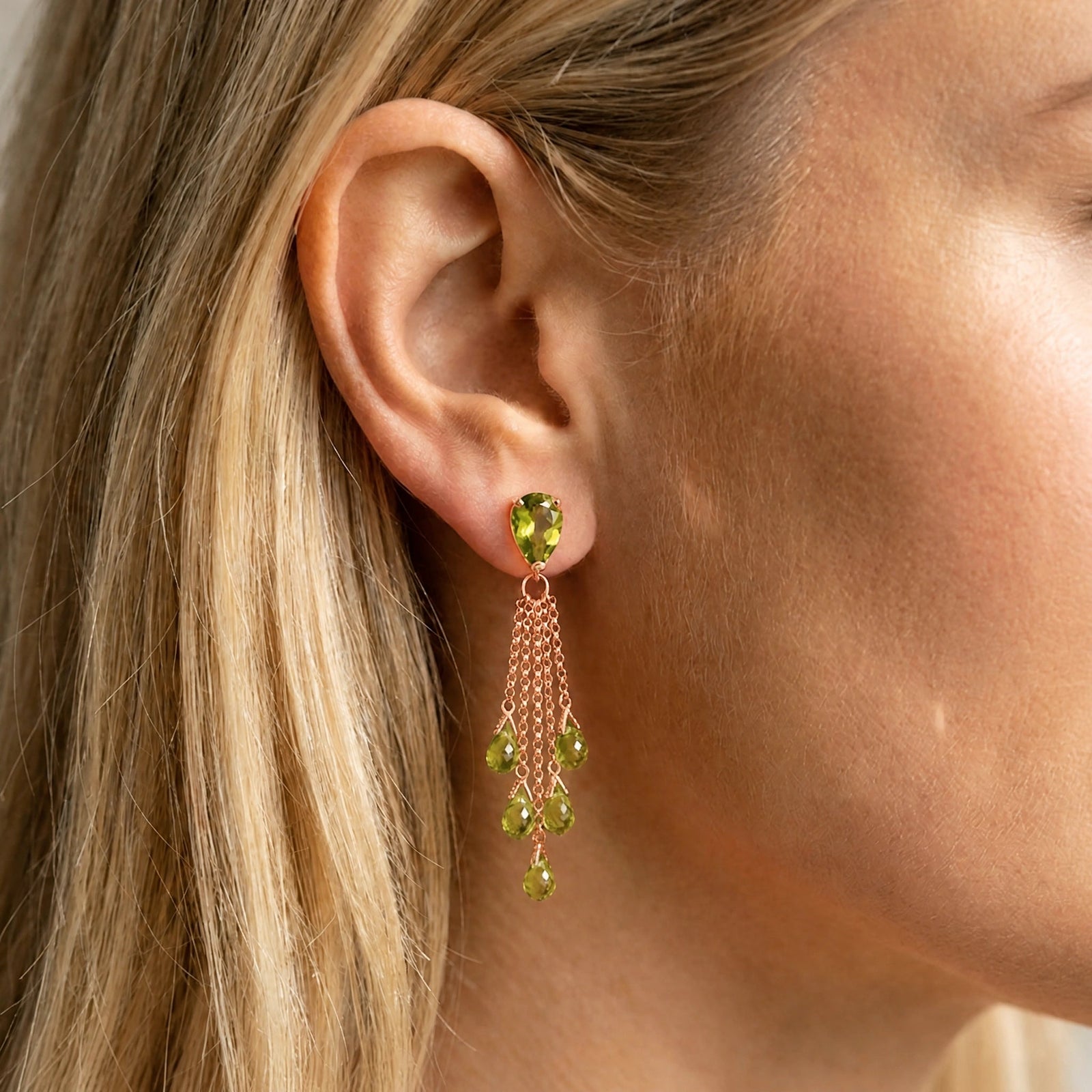Rose Gold Peridot — Mariaermenegilda
