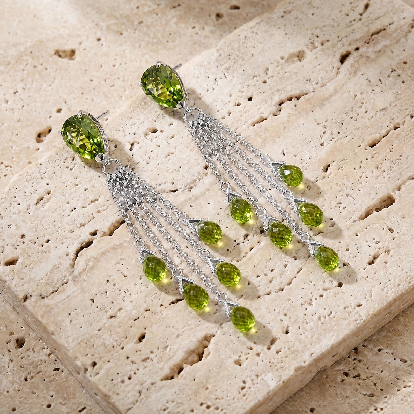 White Gold Peridot — Mariaermenegilda