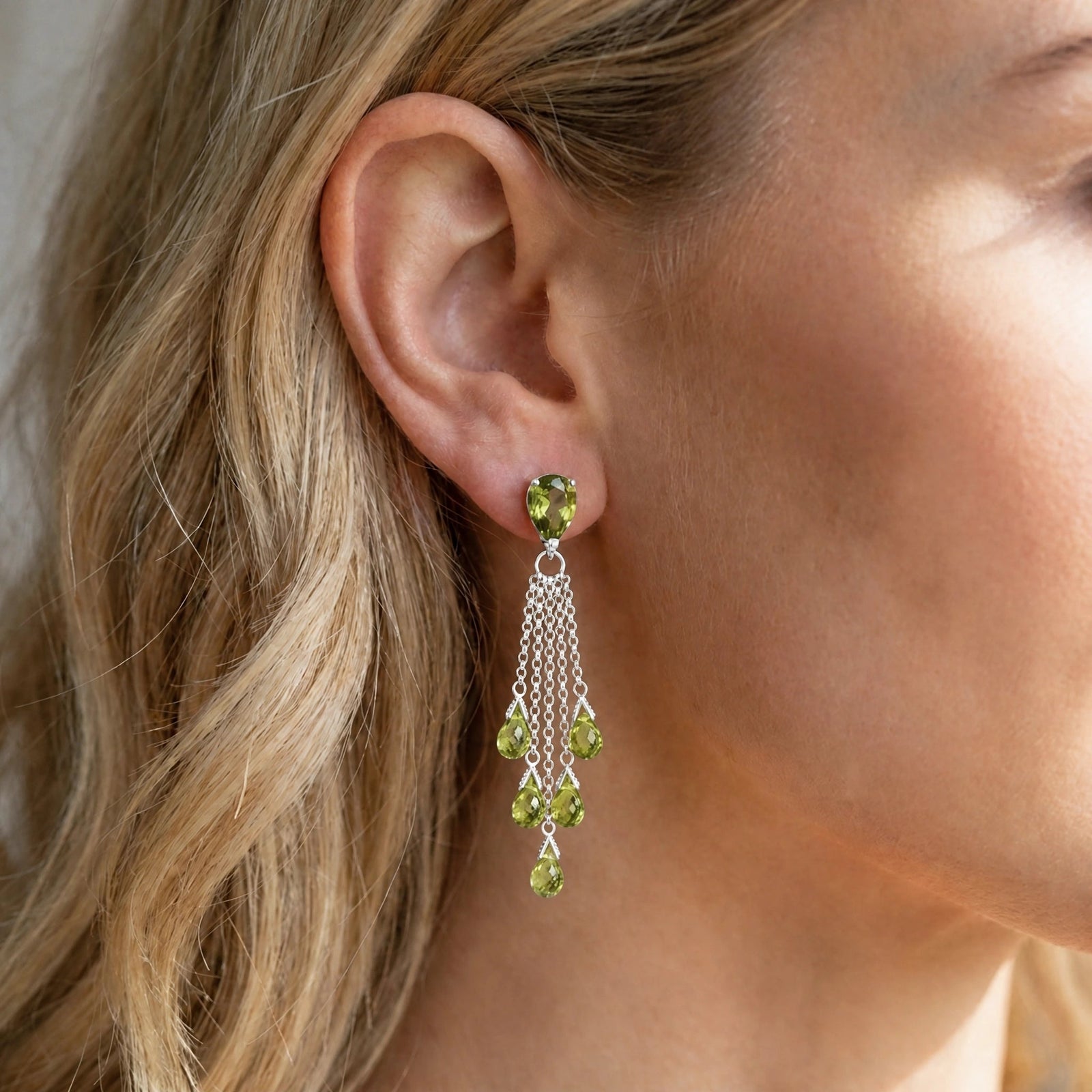 White Gold Peridot — Mariaermenegilda