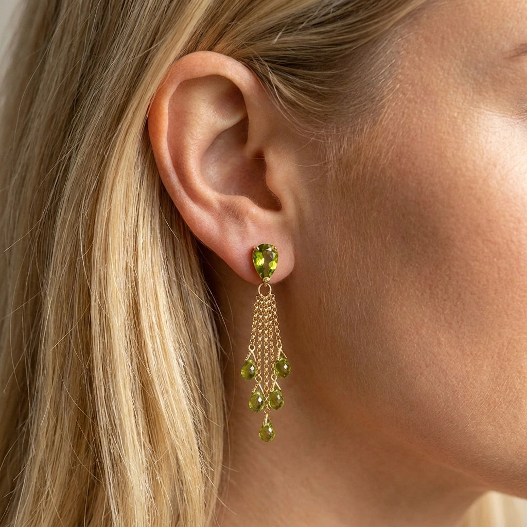 Yellow Gold Peridot — Mariaermenegilda