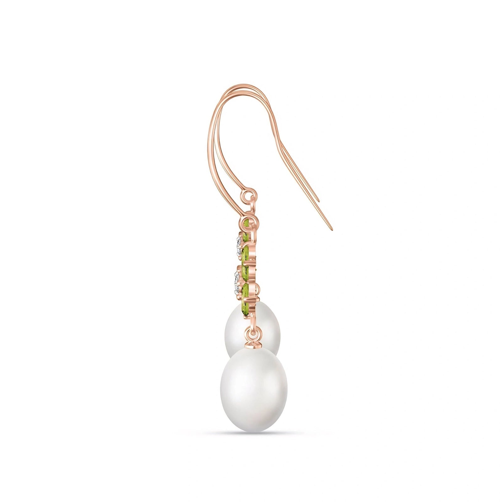 Rose Gold Celeste Earrings Multi-Gemstone 10K — Giuseppa