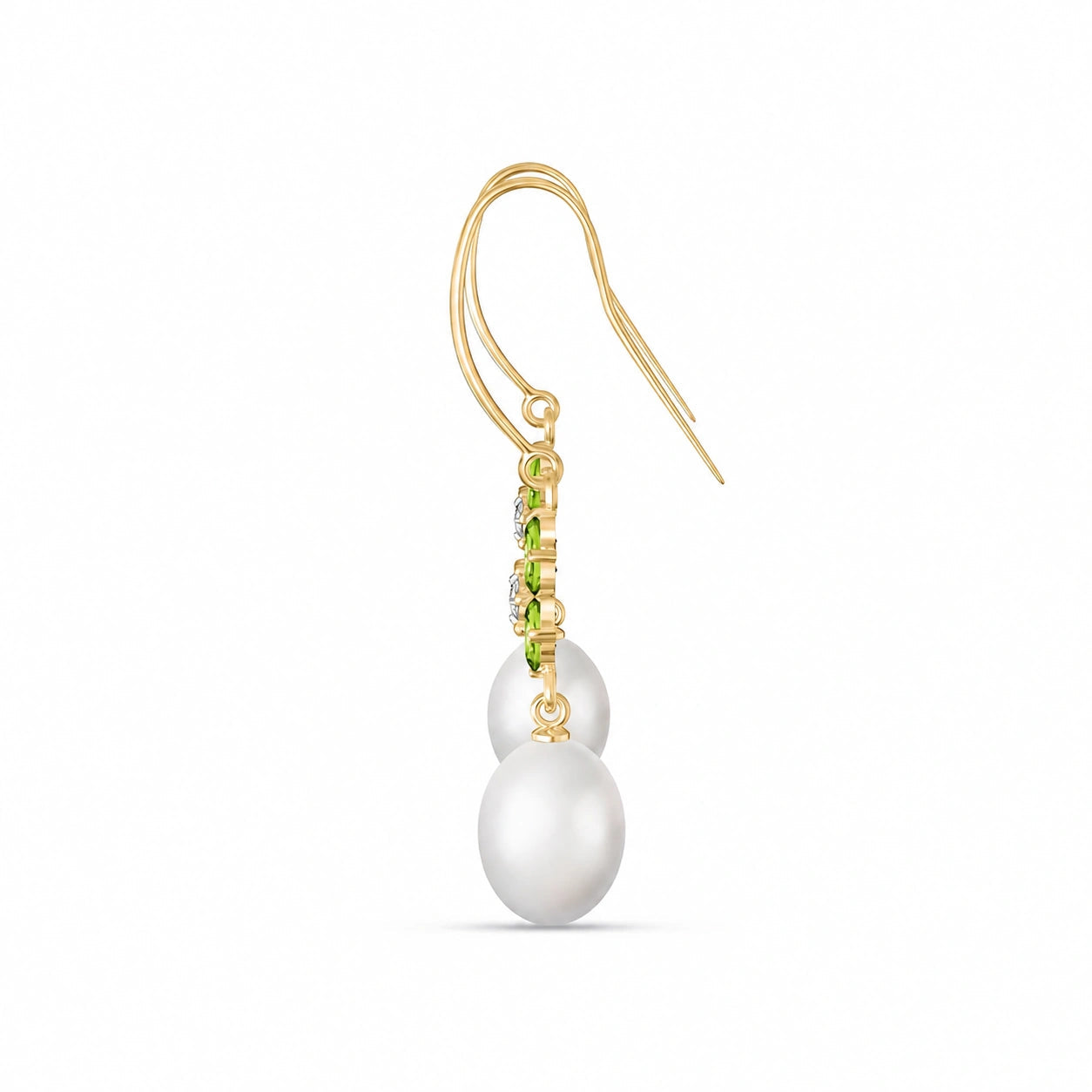Yellow Gold Celeste Earrings Multi-Gemstone 10K — Giuseppa