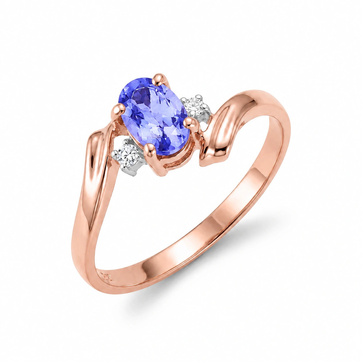 Rose Gold Tanzanite & Diamond — Annabella