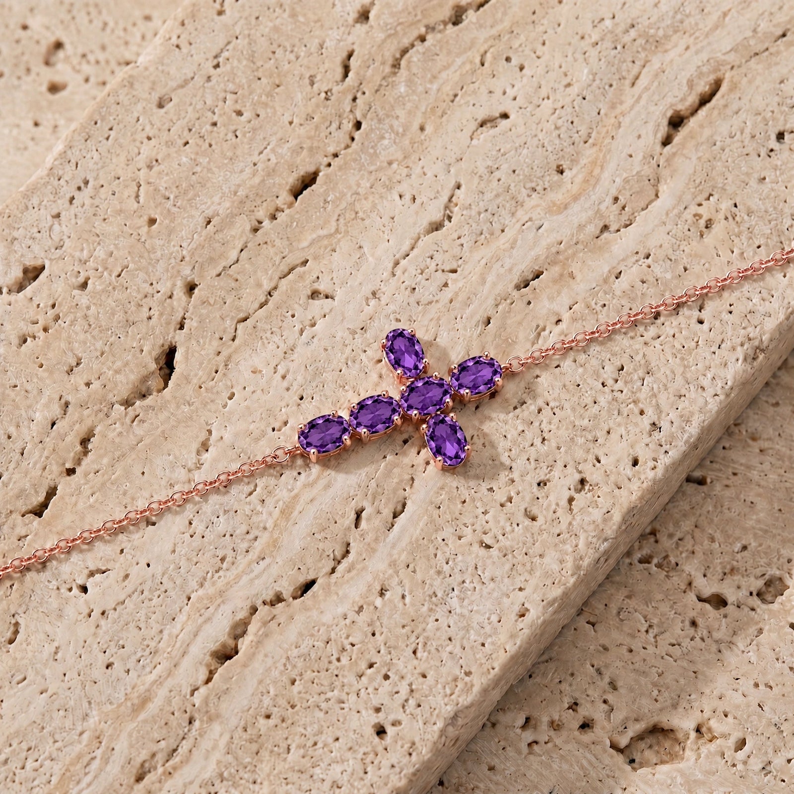 Rose Gold Amethyst — Mariailenia