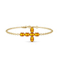 Yellow Gold Celeste Bracelet Citrine 10K — Lucrezia