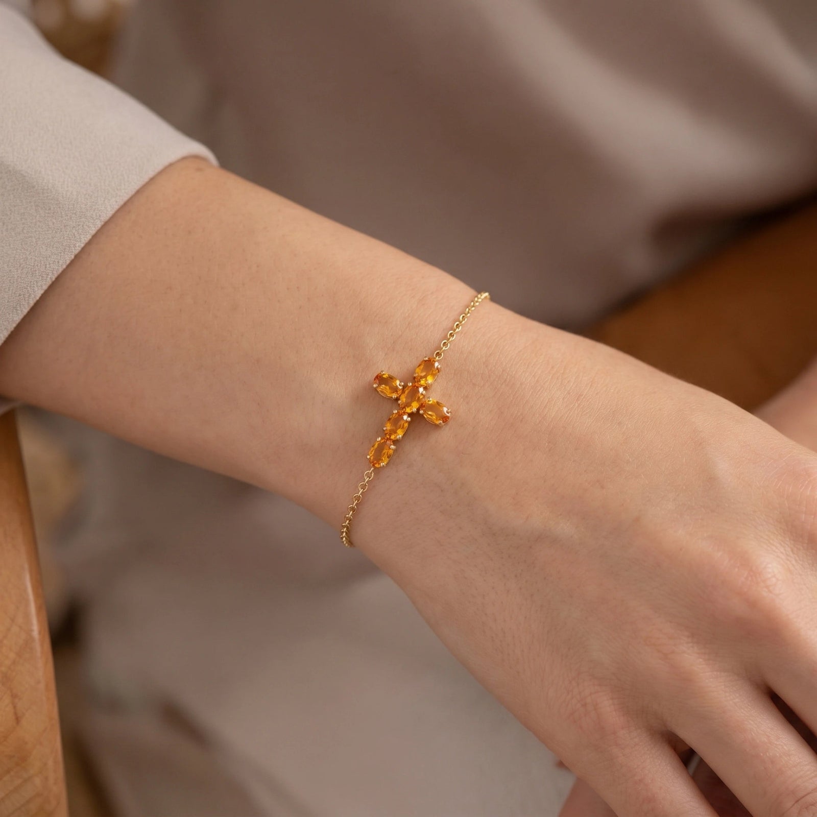 Yellow Gold Citrine — Mariailenia