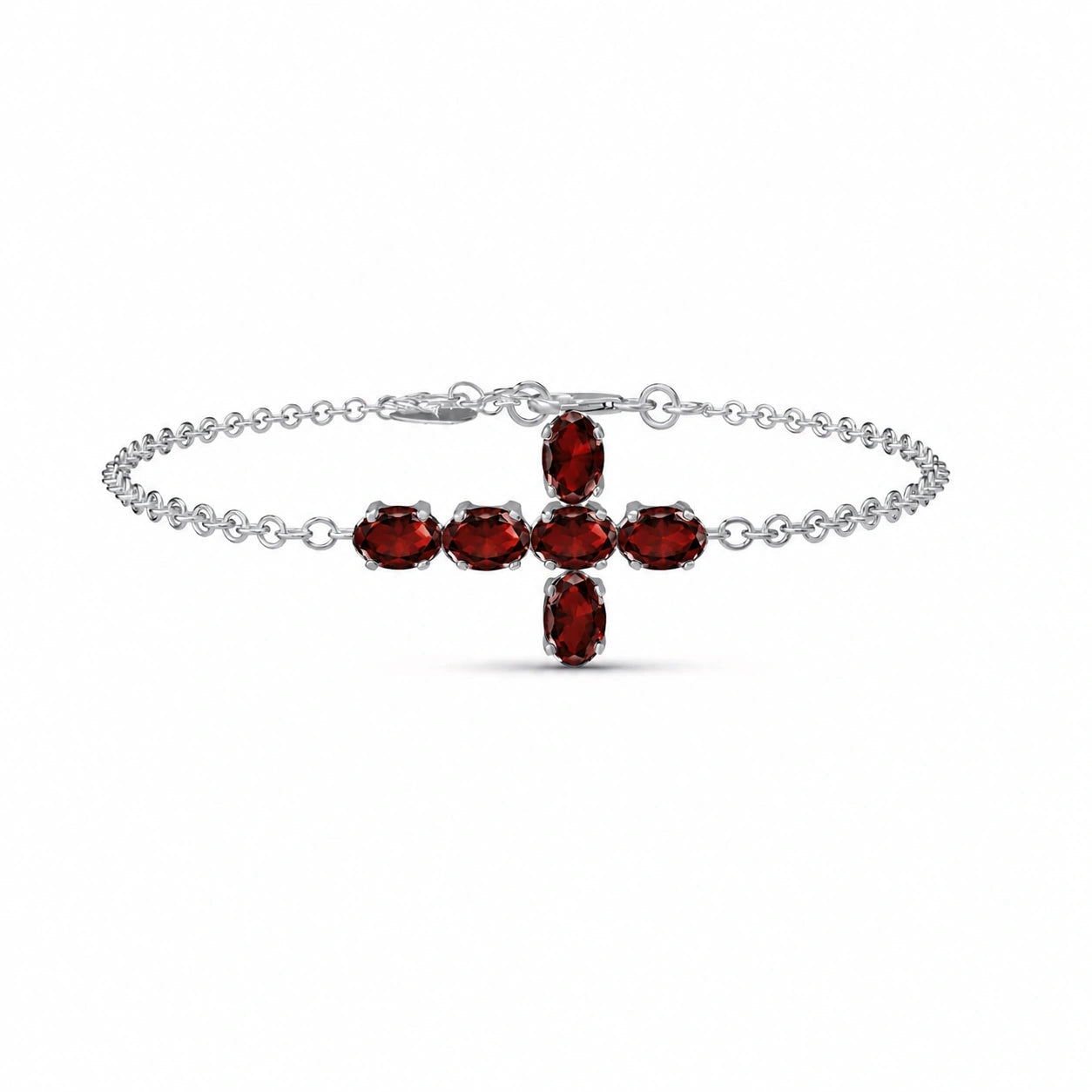 White Gold Garnet — Mariailenia