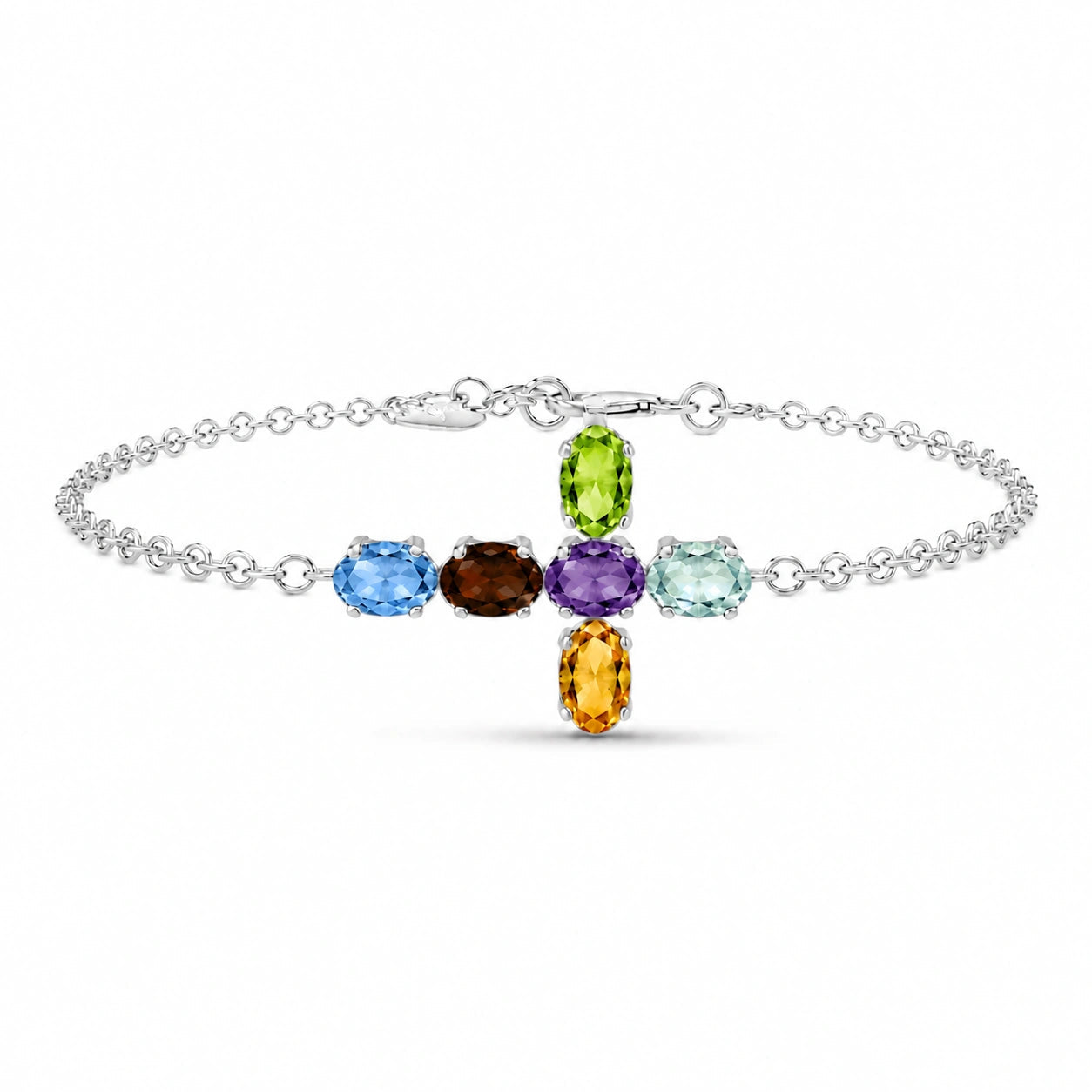 White Gold Multi-Gemstone — Mariailenia